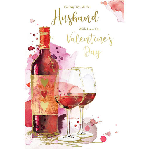Picture of WONDERFUL HUSBAND VALENTINES DAY CARD